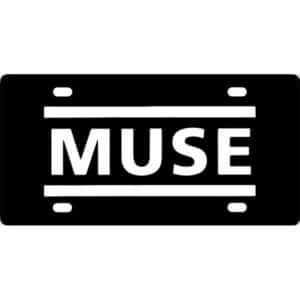 Muse Band Logo License Plate