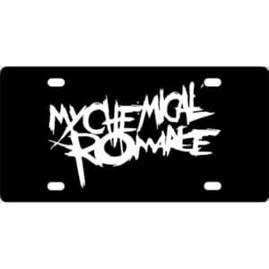 My Chemical Romance Logo License Plate