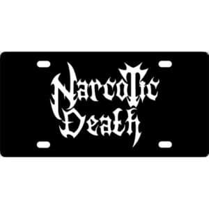 Narcotic Death Band License Plate