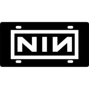 Nine Inch Nails License Plate