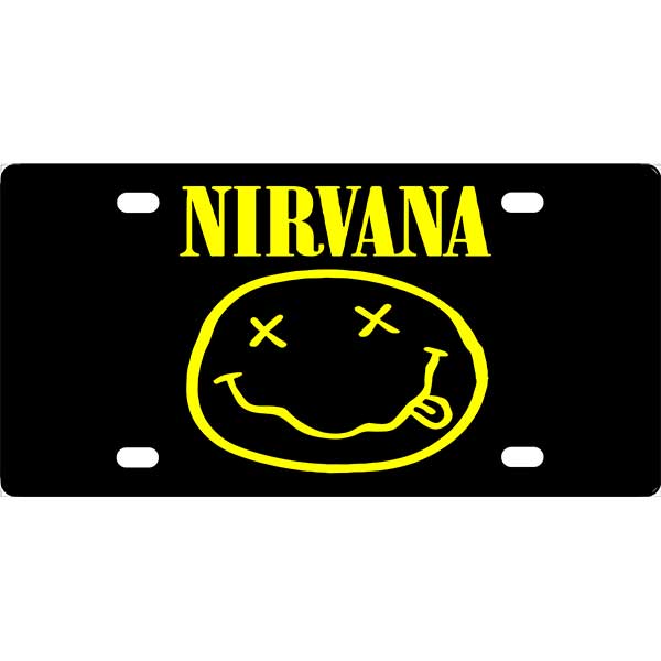 Nirvana License Plate