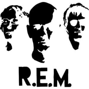 R.E.M. Band Decal Sticker