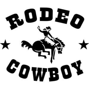 Rodeo Cowboy-A Decal Sticker