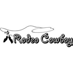 Rodeo Cowboy-B Decal Sticker