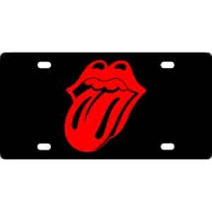 Rolling Stones License Plate