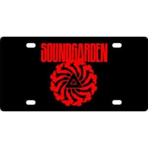 Soundgarden Band Symbol License Plate