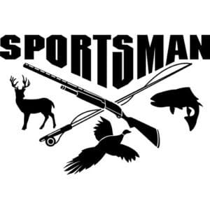 Sportsman Decal Sticker