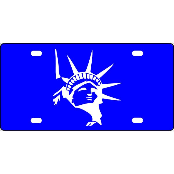 Statue Liberty License Plate