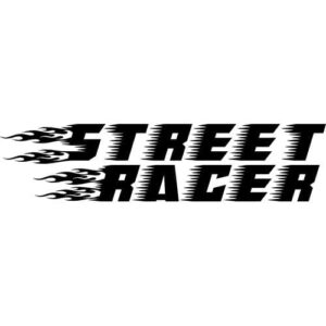 Street Racer-A Decal Sticker