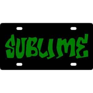 Sublime Band Logo License Plate