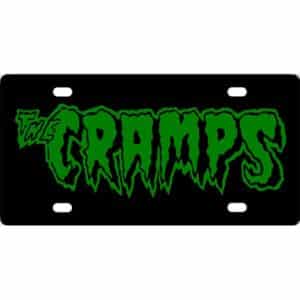 The Cramps Band Logo License Plate