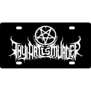 Thy Art Is Murder Band License Plate