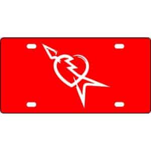 Tom Petty Logo License Plate