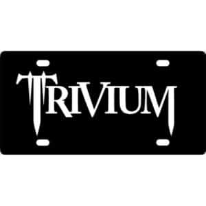 Trivium Band Logo License Plate
