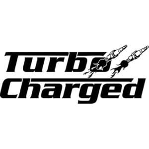 Turbo Charged-A Decal Sticker