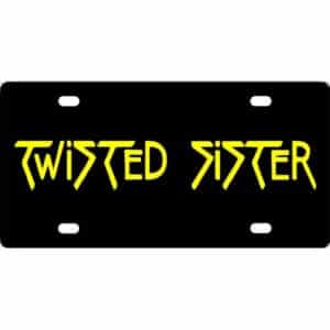 Twisted Sister Band Logo License Plate