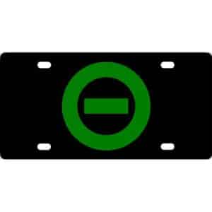 Type O Negative License Plate