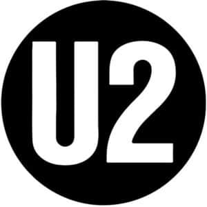 U2 Band Logo Decal Sticker