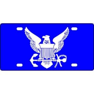 US Navy Emblem License Plate