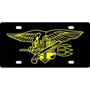 US Navy Seal Trident License Plate