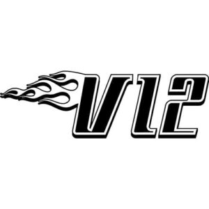 V12-A Decal Sticker