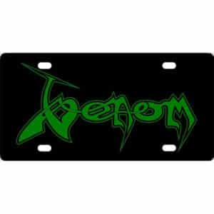 Venom Band Logo License Plate