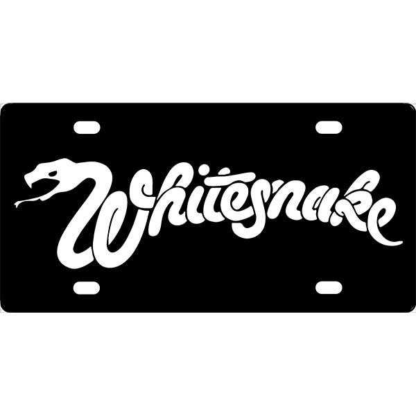 Whitesnake License Plate