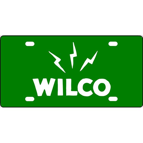 Wilco Band Logo License Plate