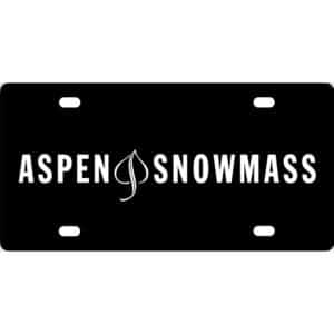 Aspen Snowmass Ski Resort License Plate