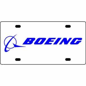 Boeing Logo License Plate