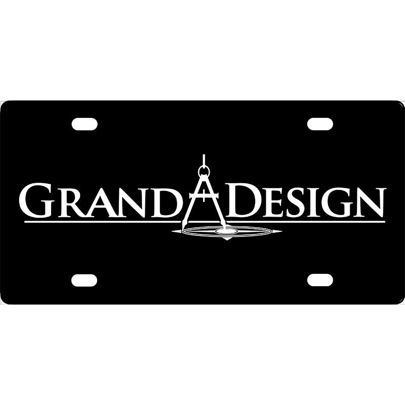 Grand Design Logo License Plate