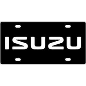 Isuzu Logo License Plate