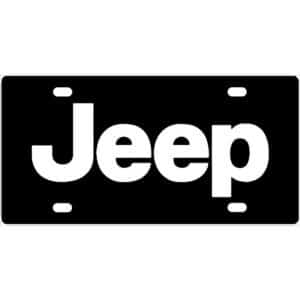 Jeep Logo License Plate