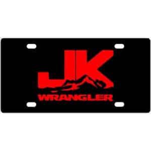Jeep Wrangler JK License Plate