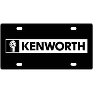 Kenworth Truck Logo License Plate
