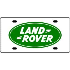 Land Rover Logo License Plate