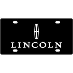 Lincoln Logo License Plate