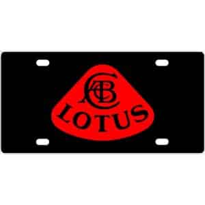 Lotus Emblem License Plate