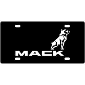 Mack Trucks Logo License Plate