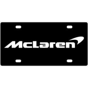 McLaren Automotive License Plate