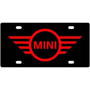Mini Cooper Logo License Plate