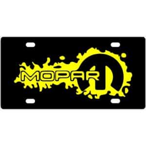 Mopar License Plate