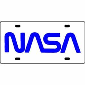 NASA License Plate
