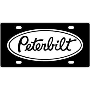 Peterbilt Logo License Plate