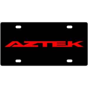Pontiac Aztek License Plate