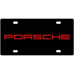 Porsche Logo License Plate