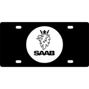 Saab Emblem License Plate