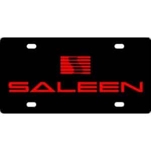 Saleen Emblem License Plate