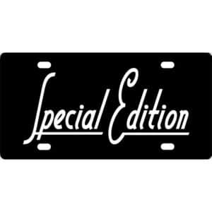Special Edition A License Plate