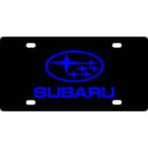 Subaru Logo License Plate